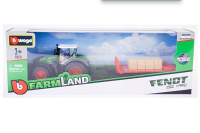 Трактор с ремарке FENDT 1050 Burago