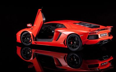 Метална кола Lamborghini Aventador Coupe Welly 1/24  