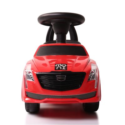 Музикална Кола за яздене и бутане Leopard ЧЕРВЕНА