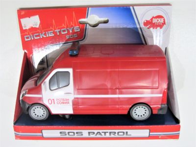 DICKIE Автомобил микробус пожарна механичен