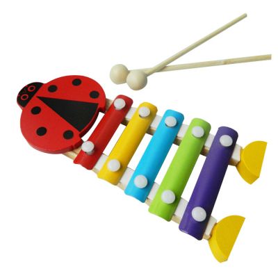 Дървен ксилофон калинка