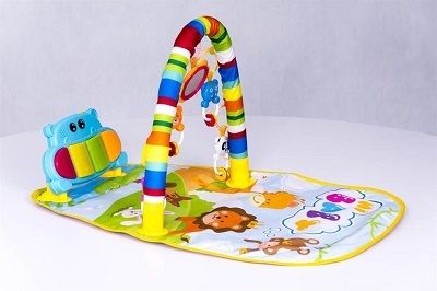 Активна бебешка гимнастика фитнес пиано 666-7D 