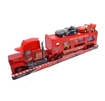 Огромен камион автовоз Mack Cars с 4 коли 