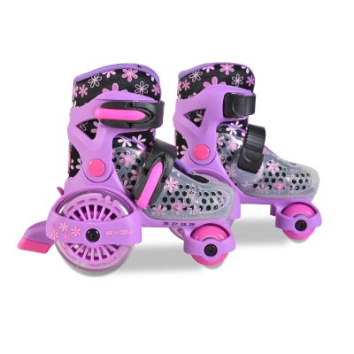 Детски регулируеми кънки Little Beetle Violet Girl XS 26-29 