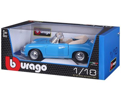 Метална кола Porsche 356B Cabriolet Bburago 1:18