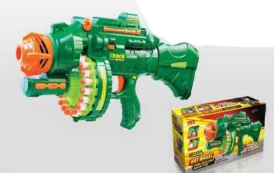 Голям Нърф с барабан и меки стрели 7002