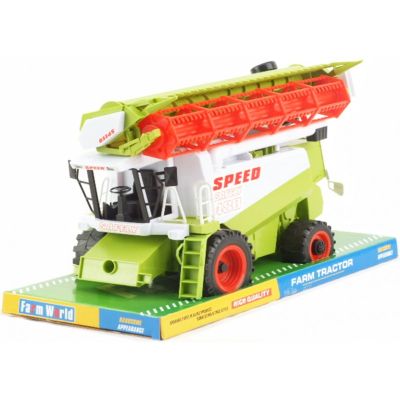 Детски комбайн с ремарке голям 8089