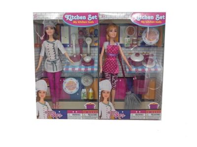 Кукла готвачка с аксесоари