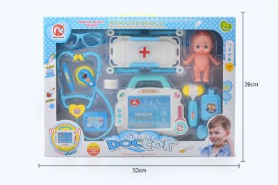 Докторски комплект с аксесоари и кукла Чичо Доктор 