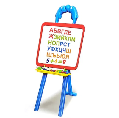 Магнитна дъска за писане и рисуване 3 в 1