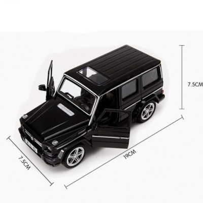 Метален джип Mercedes G-class AMG със звук и светлини black