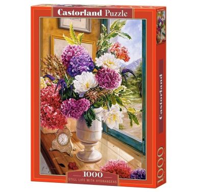 Пъзел Castorland 1000 части Натюрморт с хортензии 104444