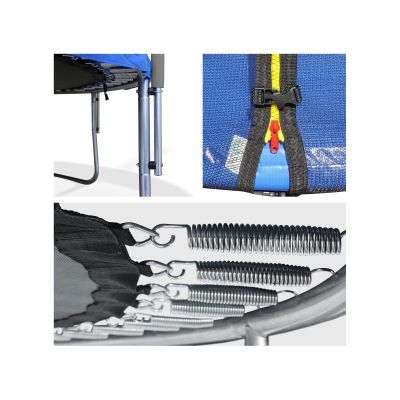 Батут с вътрешна мрежа Buba 10FT (306см) + Джоб за обувки и стълба