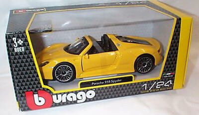 Метален автомобил Bburago Porsche 918 Spyder 1:24 