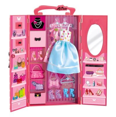 Комплект кукли с гардероб Alisa