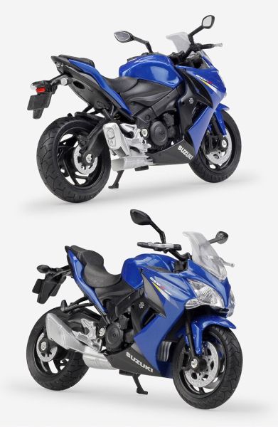 Пистов мотор SUZUKI GSX S1000F Welly мотоциклет 1:18