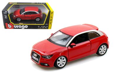 Метален автомобил Audi A1 red Bburago 1:24 