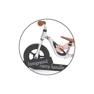 Колело за баланс Chillafish Charlie - Сребристо