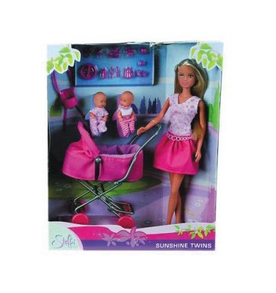 Кукла с бебета близнаци на разходка Steffi Love 105738060