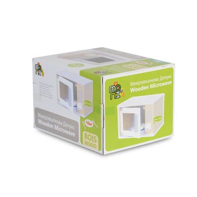 Дървена микровълнова печка - 4332 Moni Toys  