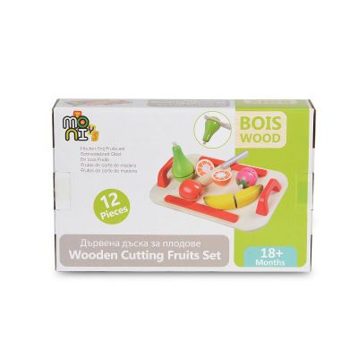 Дървена дъска за рязане плодове - 4306 Moni Toys  