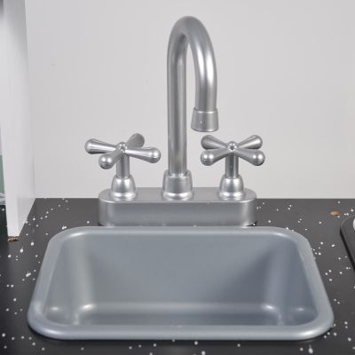 Детска дървена кухня със светещи котлони - 7257