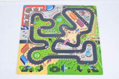 Мек пъзел килим пътища Racing Track 3018