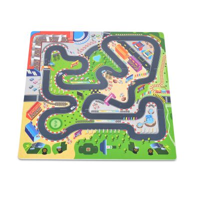 Мек пъзел килим пътища Racing Track 3018