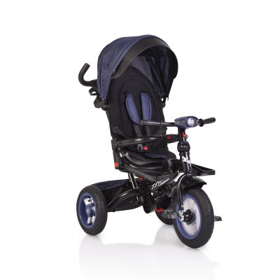 Детска триколка Byox Jockey с музикално табло тъмно синя