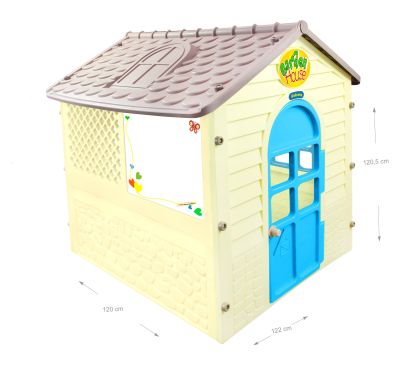 Детска градинска къща с дъска за рисуване 12239