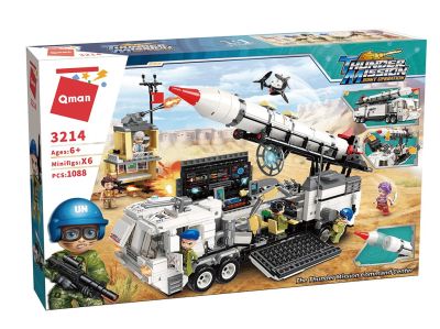 Конструктор Команден център на мисия Тъндър Qman Q3214