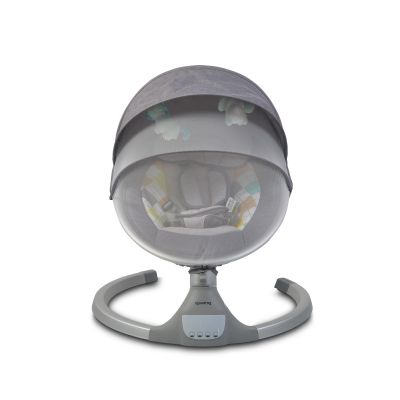 Електрическа бебешка люлка Cangaroo iSwing СВЕТЛО СИВ
