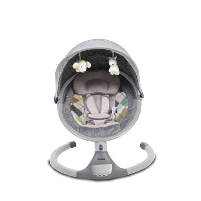 Електрическа бебешка люлка Cangaroo iSwing СВЕТЛО СИВ