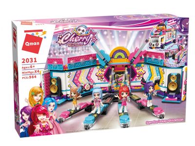 Конструктор Музикална сцена за супер звезди Qman Q2031
