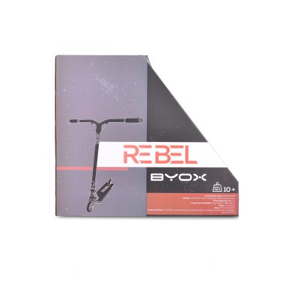 Алуминиева тротинетка за скачане и трикове Byox Stunt Rebel red