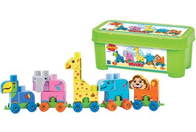 Конструктор Ecoiffier Abrick Строителни блокове Зоовлакче 7600007840