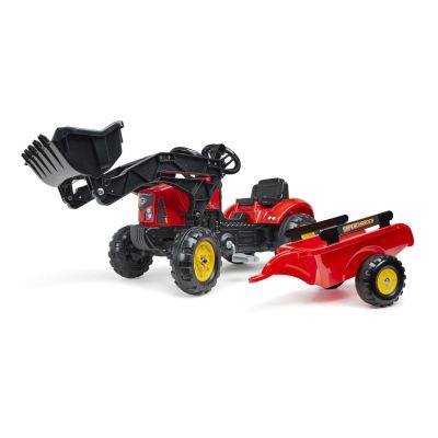 Детски трактор товарач с ремарке и педали Falk F2030M