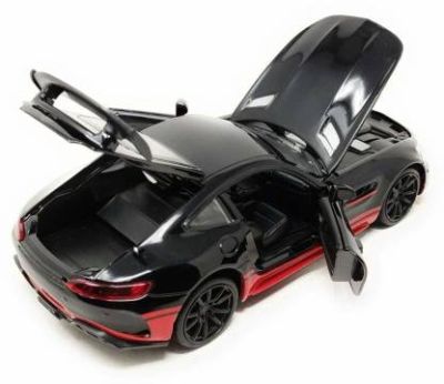 Метален автомобил със звук и светлини Mercedes Benz GT 3 AMG 1/24