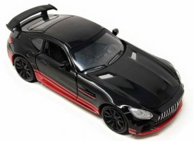 Метален автомобил със звук и светлини Mercedes Benz GT 3 AMG 1/24