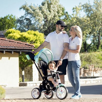 Детска триколка със сенник и въртяща се седалка LORELLI ENDURO - YELLOW & BLACK