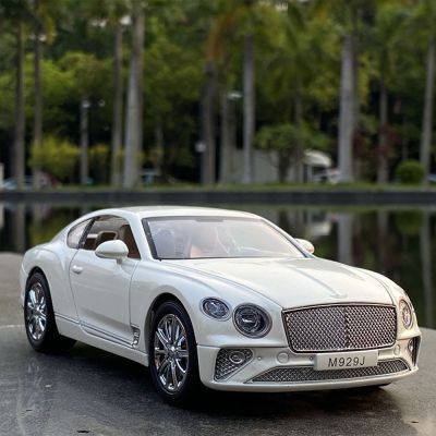 Метален автомобил със звук и светлини BENTLEYS Continental GT 1/24 бяла