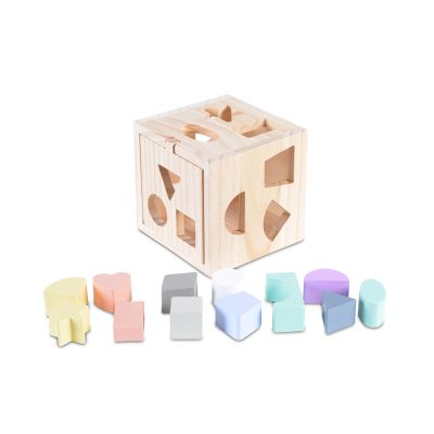 Дървен сортер куб 15СМ Moni 2540