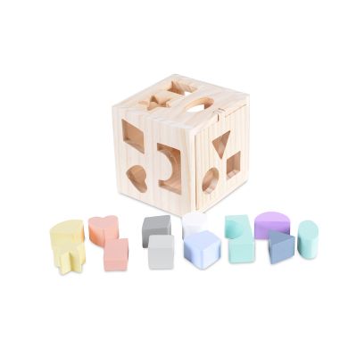 Дървен сортер куб 15СМ Moni 2540