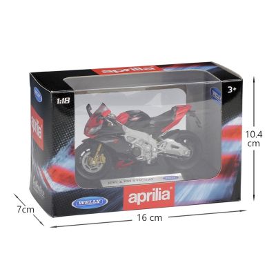 Пистов мотор Aprilia RSV 4 Factory Welly мотоциклет 1:18