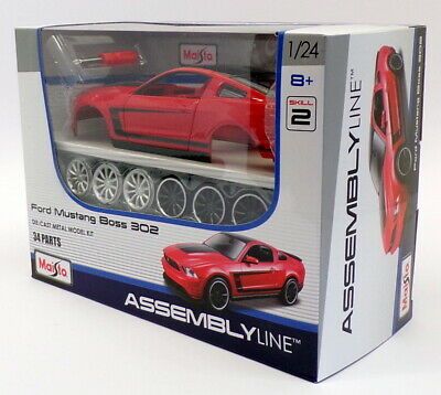 Метална Кола за сглобяване Ford Mustang Boss 302 MAISTO ASSEMBLY LINE 1:24 39269