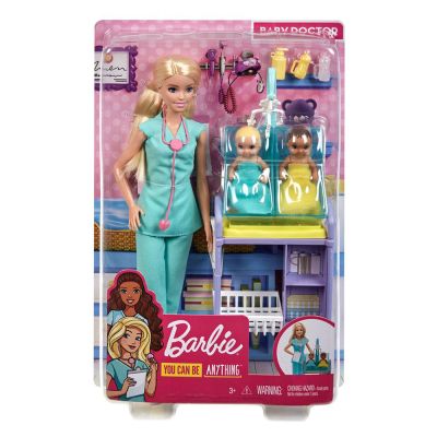 Кукла педиатър с бебета BARBIE YOU CAN BE GKH23