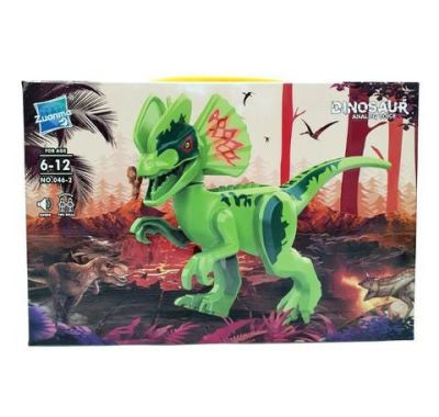 Конструктор Дилофозавър със звук Zuanma Dinosaur 046-2 
