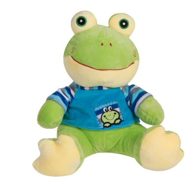 Плюшена Жабка говори и пее на български език средно