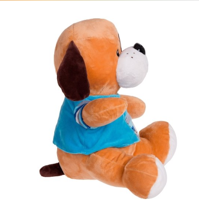 Плюшено Куче говори и пее на български език голямо