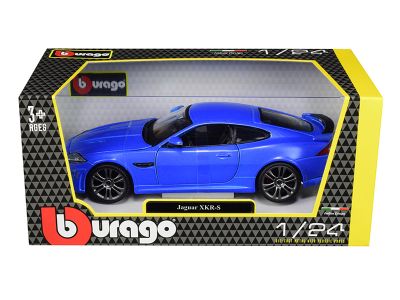 Метална кола Jaguar XKR -S blue Bburago 1:24  